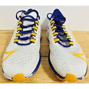 Nike Zoom Pegasus 37 LSU Tigers Running Shoes Men's 7.5 White CZ5383-100